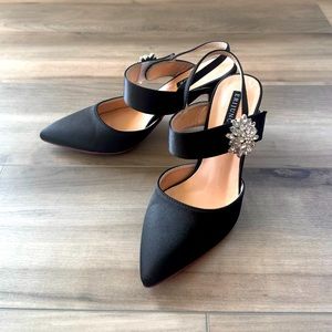 NWOT Jeweled Heeled Slingbacks Size 8